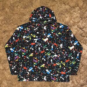 Fahsion Nova Paint Splatter Hoodie Medium